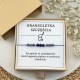 bransoletka szczęścia na sznurku z kamienia naturalnego sodalitu i lapis lazuli