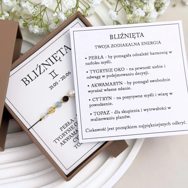symbolika kamieni naturalnych dla znaku zodiaku bliźnięta
