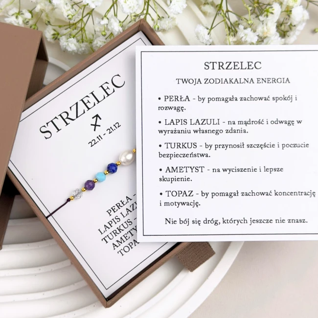 symbolika kamieni naturalnych dla znaku zodiaku strzelec