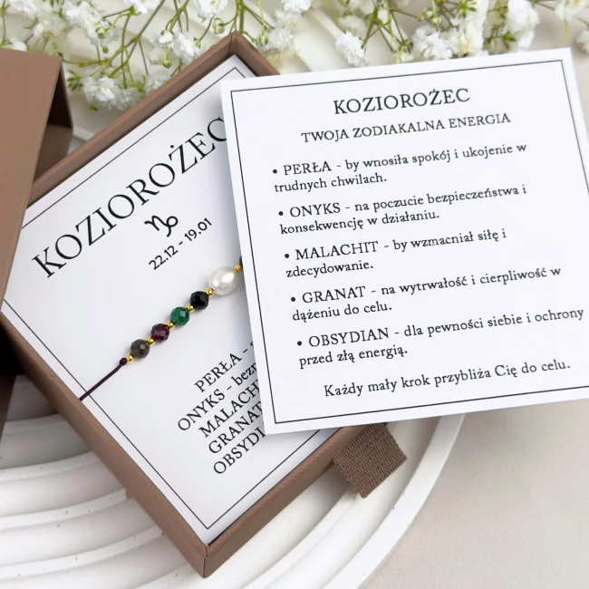 symbolika kamieni naturalnych dla znaku zodiaku koziorożec