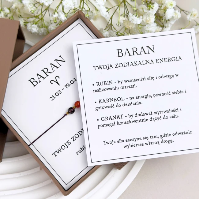 symbolika trzech kamieni naturalnych znaku zodiaku baran