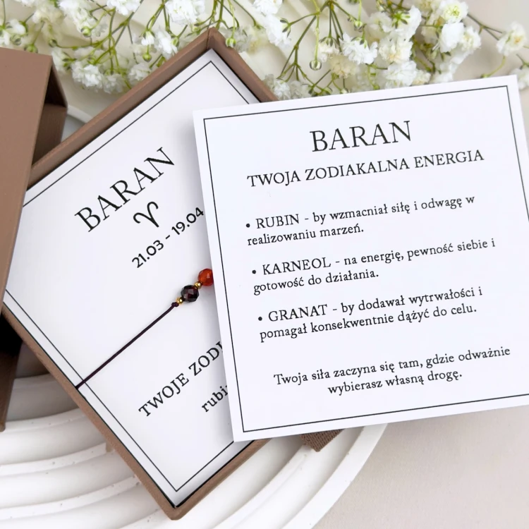 symbolika trzech kamieni naturalnych znaku zodiaku baran