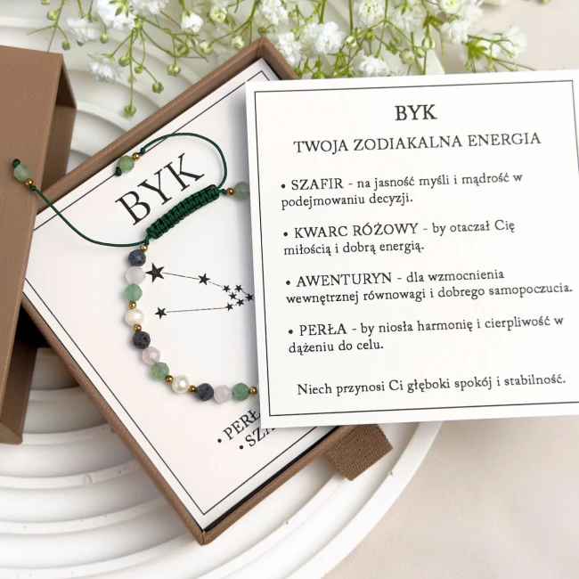 symbolika kamieni naturalnych dla znaku zodiaku byk