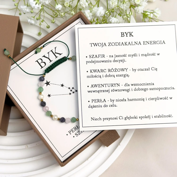symbolika kamieni naturalnych dla znaku zodiaku byk