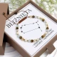 bransoletka zodiakalna bliźnięta z dedykacją personalizowana