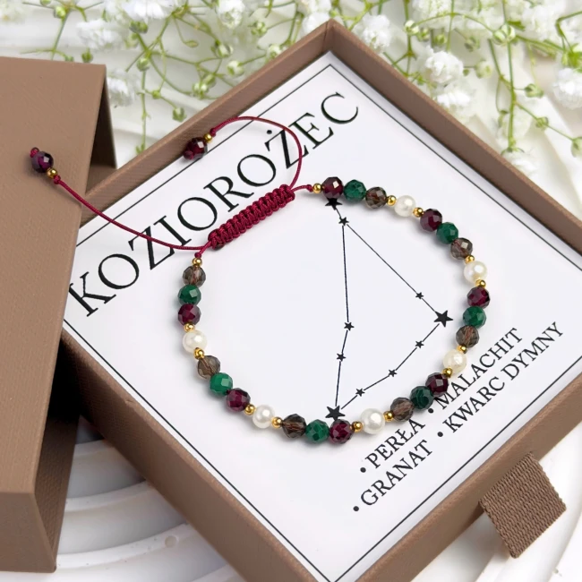 bransoletka znak zodiaku prezent dla niej koziorożec