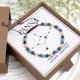 personalizowany prezent znak zodiaku panna z kamieni naturalnych