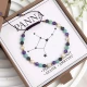bransoletka znak zodiaku panna z perłami kamieniami