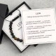 prezent dla niego bransoletka znak zodiaku lew z dedykacją