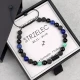 męska bransoletka znak zodiaku strzelec z kamieni naturalnych