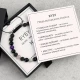 prezent dla niego bransoletka znak zodiaku ryby z dedykacją