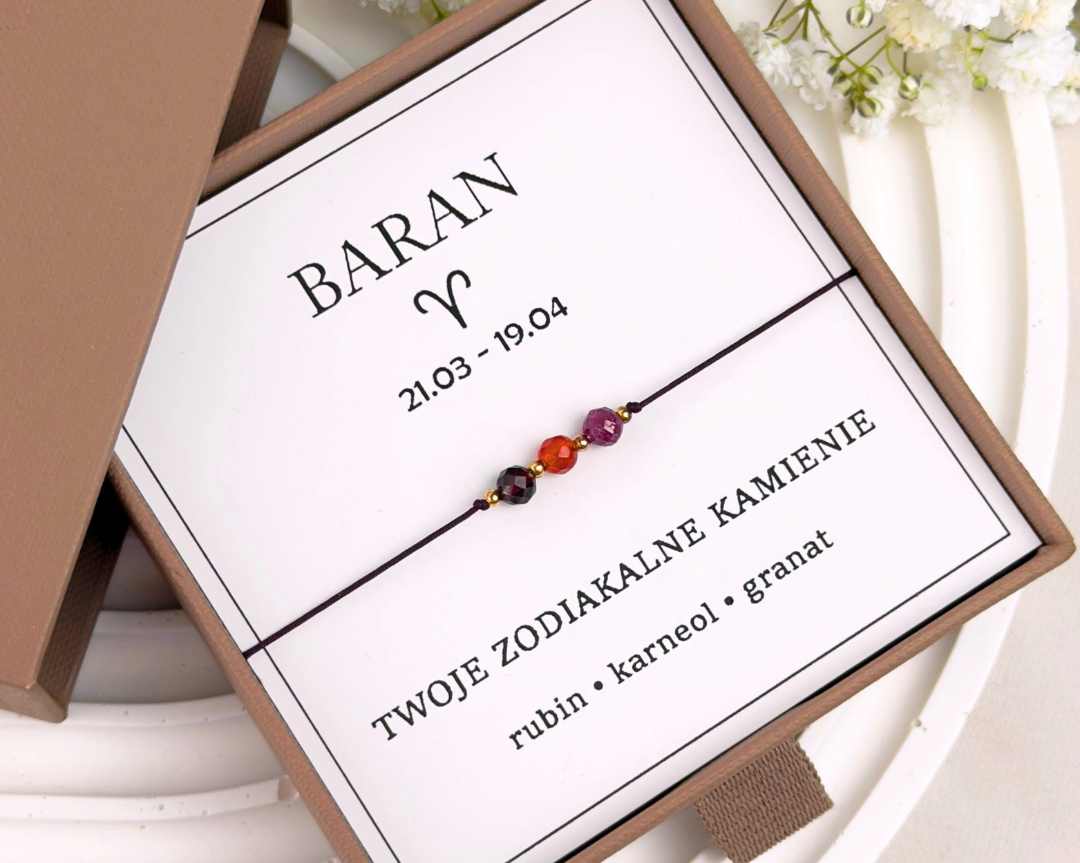 symboliczna bransoletka znak zodiaku